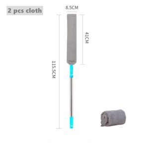 Powder Duster Brush Removal Feather Telescopic Magic Microfiber Bottom Gap Clean Household Cleaning Broom For Dust