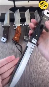 SSG Pisau Dapur Keluli Jepun Dengan Sarung Kulit High Quality Stainless Steel Chef Knife Pisau Camping Outdoor Dapur