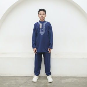 Setelan Baju Koko Anak Laki Laki Lengan Panjang Katun Micro Premium