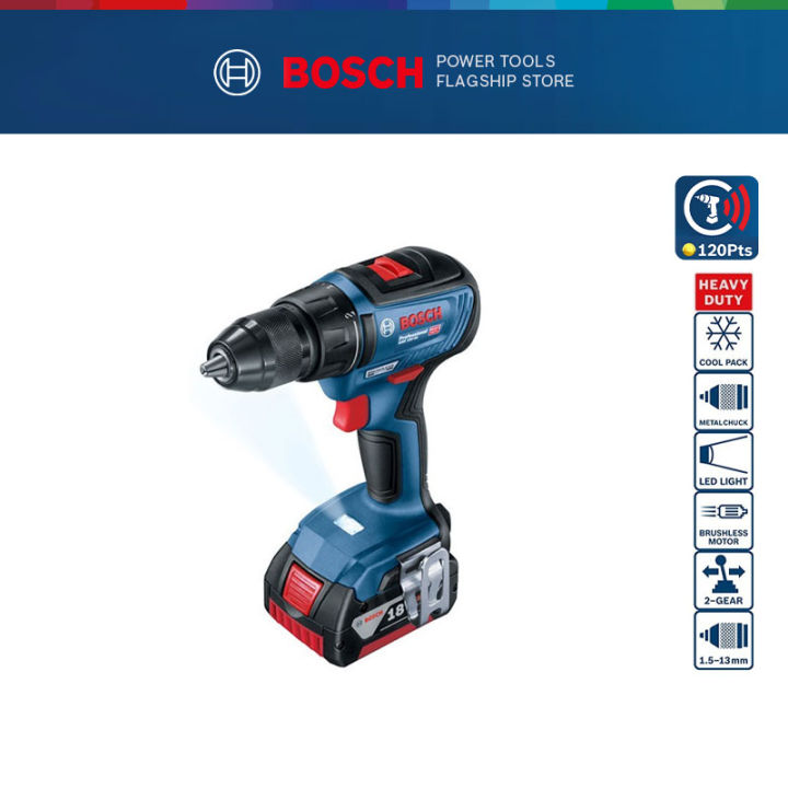 BOSCH GSR 18V-50 Professional Cordless Drill Driver Brushless