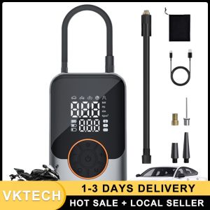 Multifunctional Wireless Tire Inflator with Rechargeable Battery Portable Air Compressor for Vehicles and Emergency Use