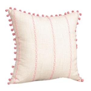 Square Tassels Pillows Cushion Cover 45cm Polyester Pillow Protectors with Reinforced Zippers for Living Room Decors
