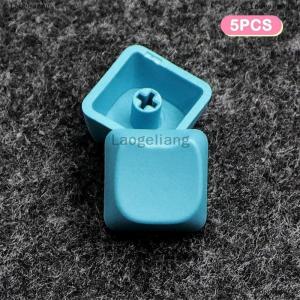 [COD] Laogeliang 5Pcs No Engraved Keycap PBT Keycaps With Unique Cats Head MAO Flat Thickened Keycap