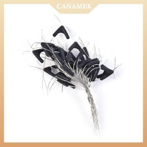 [CANAMEK] 50pcs Set Fishing sub line splitters Double Hooks Contactor Device accessories