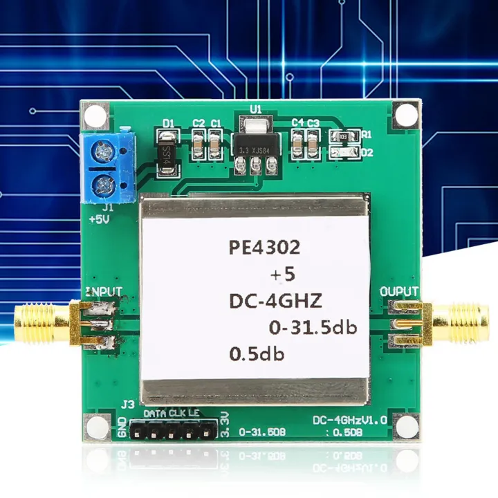 Modulo Attenuatore RF Digitale PE4302 - 1MHz-4GHz, Passo 0.5dB, Alta Linearit&agrave;