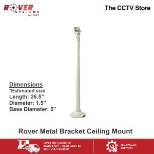 Rover Systems 26.5 x 1.5 x 5 Ceiling Mount Metal CCTV Bracket