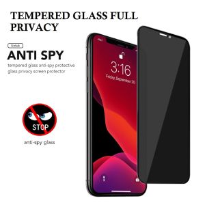 Tempered Glass Kaca Full Anti Spy Privacy Iphone 14 13 12 11 Plus Pro Max XR X XS MAX 6 7 8 Plus Screen Guard Anti Gores