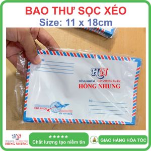 [MEGA SALE] COMBO 25 BAO THƯ SỌC XÉO Có keo dán KÍCH THƯỚC 11x18cm