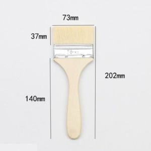 Wooden Handle BBQ Brush Pastry Brush Soft Hair Painting Brushes for Wall and Furniture Paint Tool Set Home Kitchen Tools