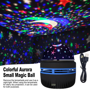 USB Magic Disco Ball Light LED Spinning Laser Lamp DJ Christmas Projector Strobe Party Light