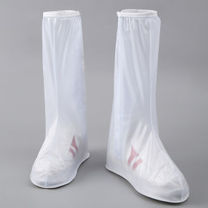Rain Boots Men Women Waterproof Shoe Covers Anti Slip Thickened Wear-resistant Rain Boots High Tube Rainy Days