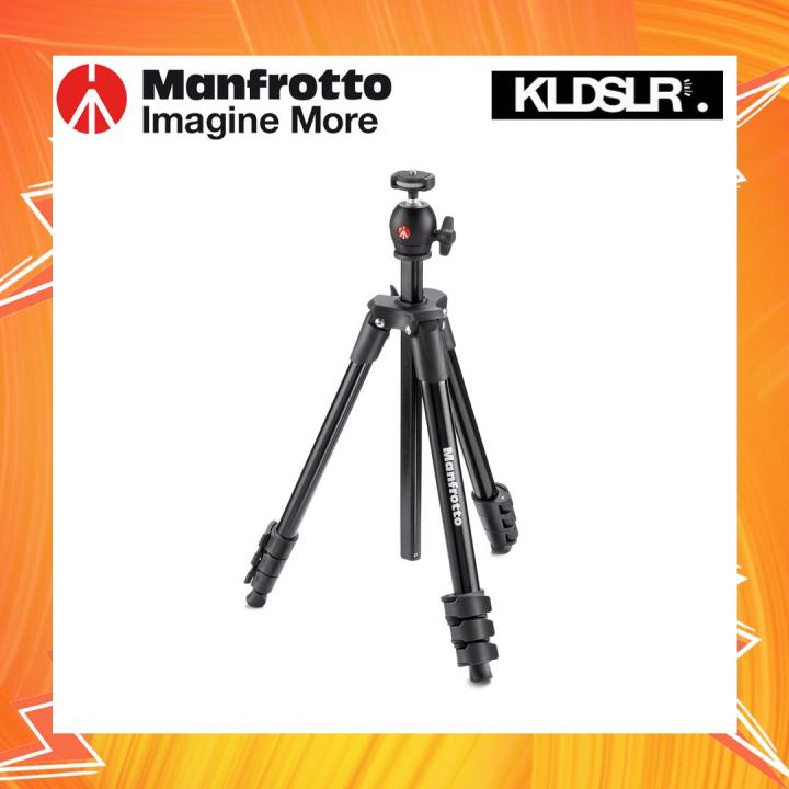 Manfrotto Compact Light Aluminum Tripod (Black) (Manfrotto