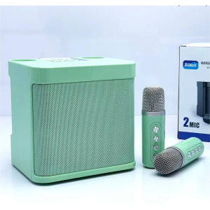 Karaoke Speaker With Mic Portable Speaker Amplifier Home KTV Outdoor Speaker Microphones 3D Stereo SurrounD