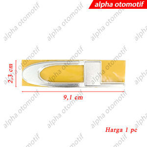 Emblem Bagasi Tulisan CSX Mobil Taruna Original Chrome Car