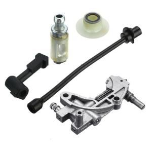 Chainsaw Oil Pump Pipe Hose Line Oil Nozzle Turbine Kit For 4500 5200 5800 45CC 52CC 58CC Garden Tools Spare Part