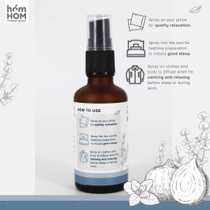 homHom สเปรย์ฉีดหมอน และร่างกาย ช่วยลดการคัดจมูกภูมิแพ้ - HOMHOM PILLOW & BODY MIST 40 ml.