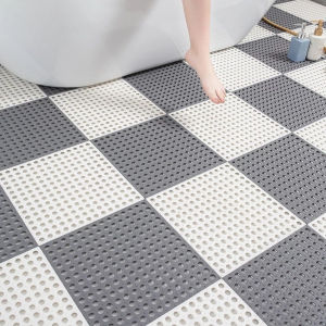 1Pcs 30X30 Bathroom Anti-skid Mat Shower Mat Splicing Floor Mat Decoration Combination Carpet Adjustable