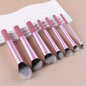 7PCS Makeup Brush Set Blush Blush Loose Powder Concealer Eyeshadow Brush Portable Soft Bristles Beauty Tools