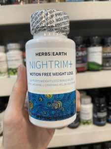 Herbs of the Earth Nightrim+ motion free weight loss 60 Capsules Exp. 01DEC27