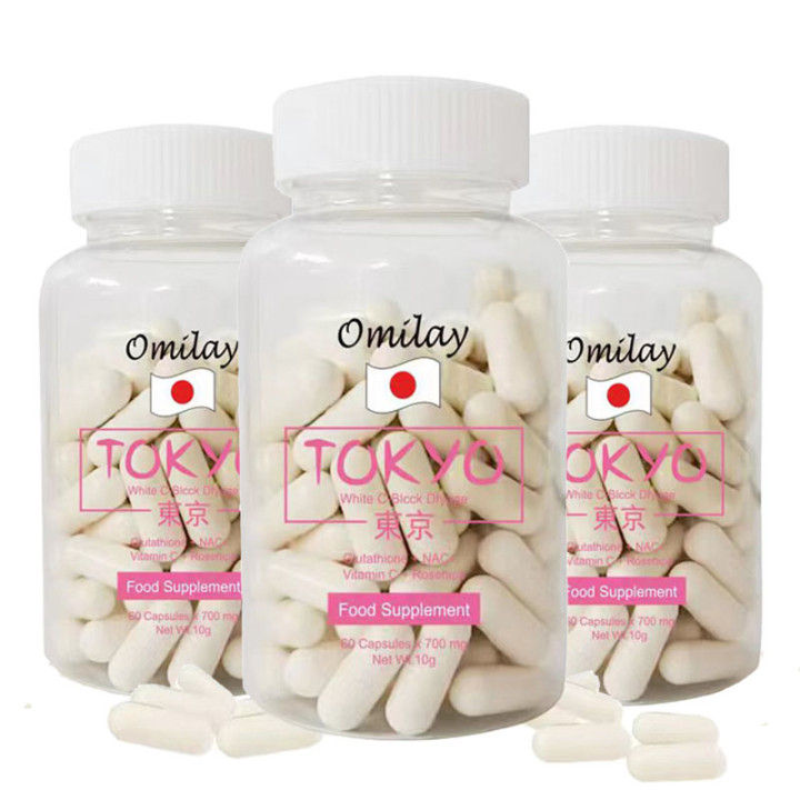 Omilay Tokyo Glutathione Capsules Skin Whitening Sunblock Anti