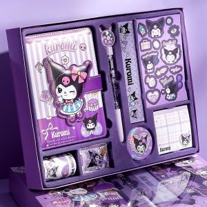 Sanrio Handbook Melody Stationery Set Handbook Gift Box Children Girl Primary School Students Gifts Kuromi Toys Notebook