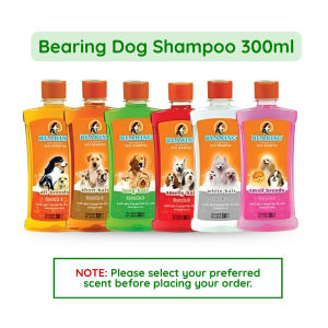 Bearing Tick and Flea Dog Shampoo for All Breeds Gentle Grooming Hair Coat Care and Hygiene Formula