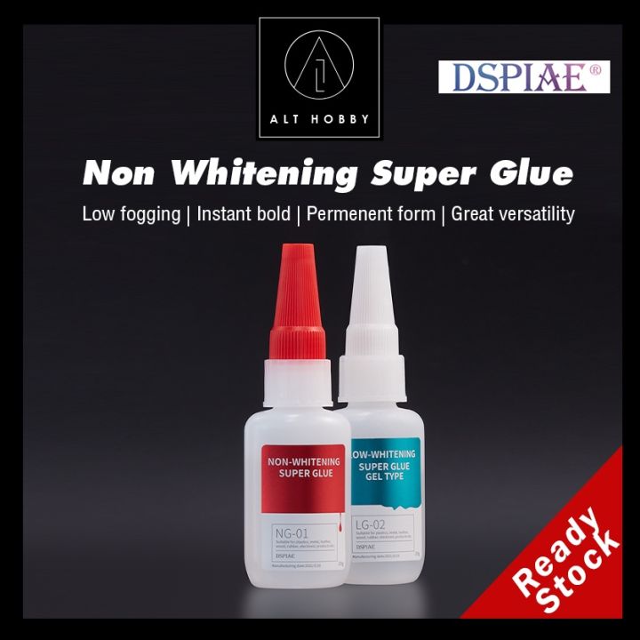 DSPIAE NonWhitening Super Glue / DSPIAE NG01Nonfogging instant CA LG02 Lowfogging instant
