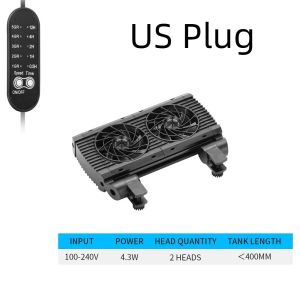 OUTOPEN 1/2/3/4/5/6 Đầu Quạt làm mát bể cá Tốc độ thay đổi Im lặng Quạt ngoài bể cá Có thể điều chỉnh Góc rộng Quạt tản nhiệt Nuôi trồng thủy sinh