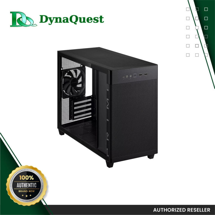 ASUS Prime AP201 Tempered Glass MicroATX Case (Support Radiator Up to ...