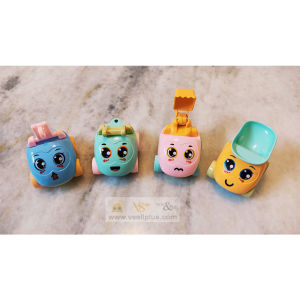 Cute Vehicle Play Set Police Car Dump Truck Racing Car Engineering Cars Train Children Toys Mainan Budak Kereta Lumba Kereta Polis