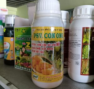 Lớn Trái Mít & Vàng Cơm & Dày múi Mít & Hạn chế sơ đen & Hạn chế nứt trái. Phân bón Con Ong chai 500ml phun 10-18 bình 25 lít nước
