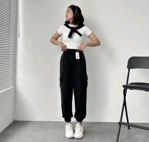 PROMO CELANA CARGO BAGGY PANTS SAKU PREMIUM//KULOT BAGGY AROMALINE HIGWAIST TERBARU