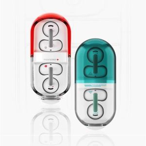 Music Capsule Ear clip Bluetooth Headphones AI Noise Reduction No Sound Leakage Waterproof Sports HIFI Earphones Bluetooth 6.0