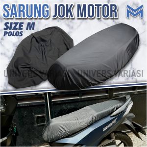 SARUNG JOK MOTOR MODEL POLOS COVER JOK MOTOR UNTUK MOTOR MATIC BEBEK STANDAR POLOS WATERPROOF DAN KUAT BEAT VARIO MIO SUPRA X SATRIA FU JUPITER MX FINO SOUL SMASH DLL