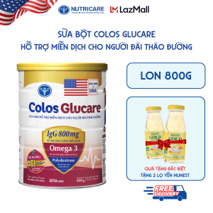 Sữa bột Nutricare COLOS GLUCARE - Dinh dưỡng cho người tiểu đường 800g