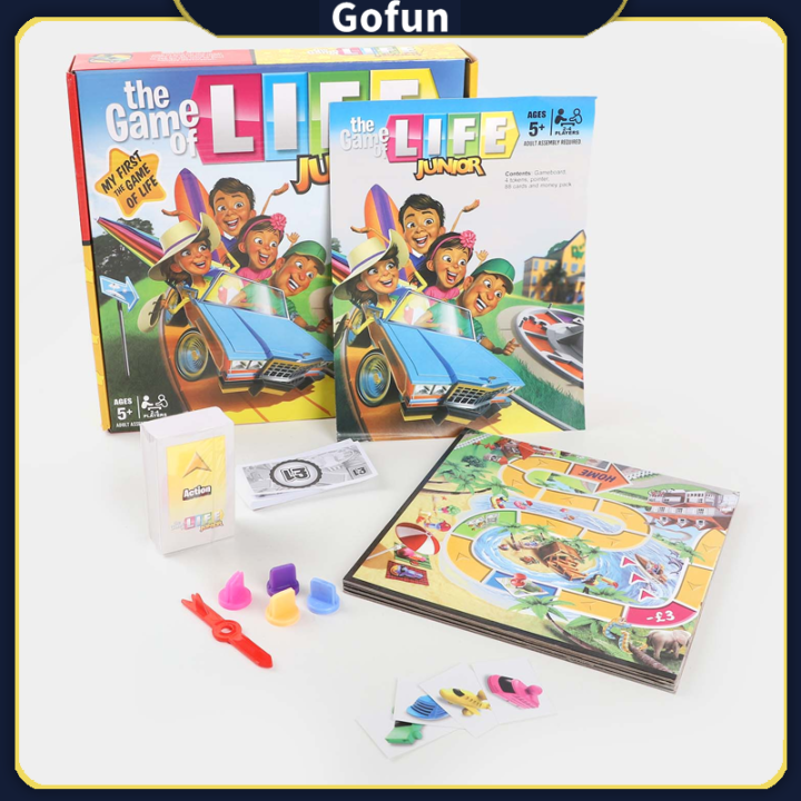 The Game of Life Junior Board Game เหรียญพลาสติก (ภาษาอังกฤษ) - บอร์ด ...