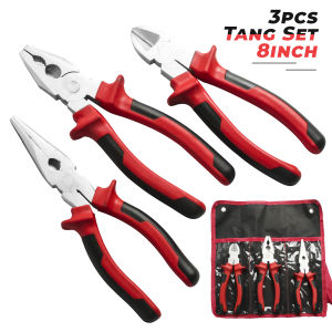 Tang Isi 3 Pcs Tang Kombinasi Tang Lancip dan Tang Potong Anti Slip - 6629