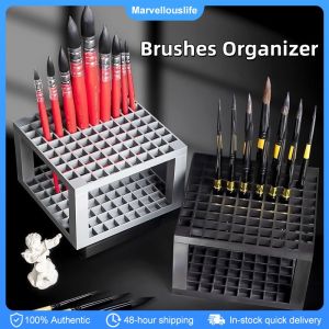 96 Slots Disassembly Pen Holder Makeup Brush Rack Display Stand Desk Organizer
