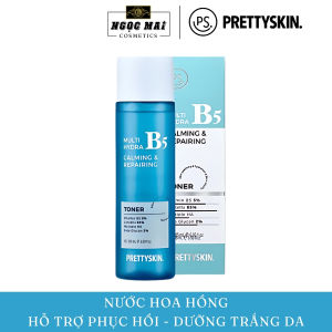 Nước Hoa Hồng Phục Hồi Dưỡng Trắng Da PrettySkin Multi Hydra B5 Calming & Repairing Toner (205ml)