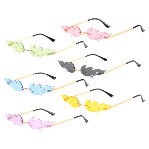 Stylish Sunglasses for Girls Boys Photo Props Travel Hip Hop Sunglasses Frameless Hip Hop Glasses Girls Boys Shades