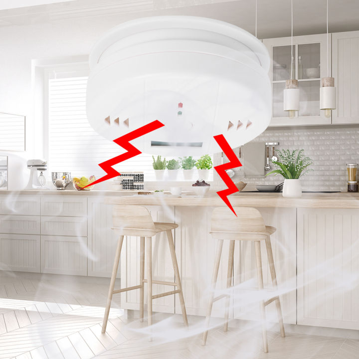 LED Indicator Carbon Monoxide Alarm Easy Installation Warning Alarm