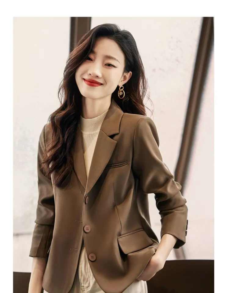 Elegant Business Office Work Women Lady Solid Button Suit Jacket Coat  Outwear Women Plus Size Winter Coats - China Women Suit and Ladies Suit  price