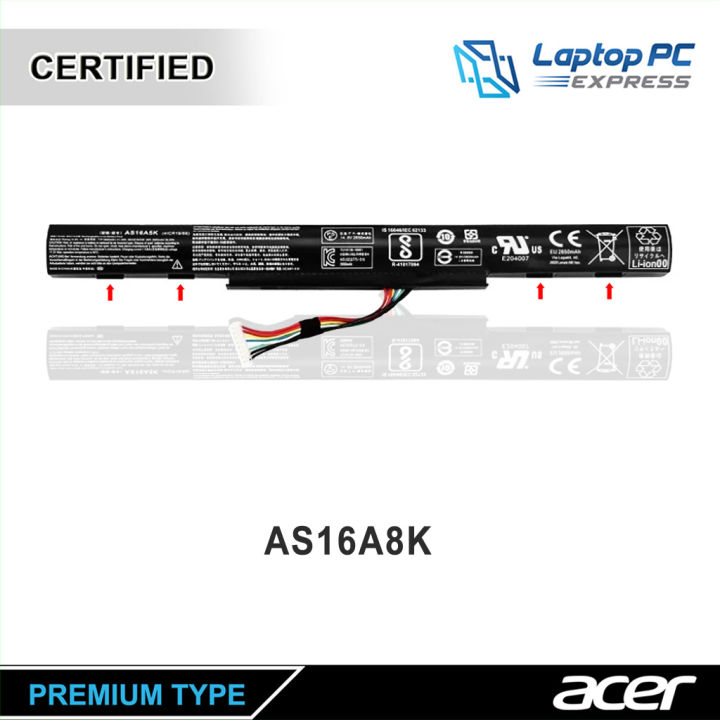 ACER Laptop Notebook Battery AS16A5K Compatible with Acer E5774G75DQ, E5774G78NA, E5575G 14