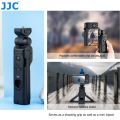 JJC TP-C1 Vlog Shooting Grip Camera Mini Tripod with Bluetooth Wireless Remote Control for Canon R100 R50 R8 R6 Mark II M50 Mark II EOS RP R10 R7 R6 R5 R G7X Mark II 6D Mark II M200 M6 Mark II 850D  PowerShot V10 G5X Mark II, Replace Canon BR-E1. 