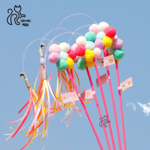 Câu mèo hoa - Cần câu mèo - Tiệm Mèo Moa