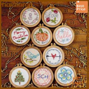 haidianzi DIY รอบมินิไม้กางเขนเย็บปักถักร้อยห่วงแหวนกรอบเครื่องคงที่