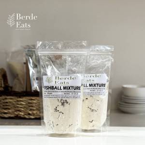 Vegan DIY Fishball Mix 100% Plant-Based (250g) by Berde Eats | Safe for Seafood Allergies Fish-Free