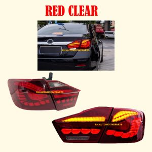 Toyota Camry 2012 2013 2014 ACV50 tail lamp light bar BMW Lexus style Sequential Signal Smoke Red colour