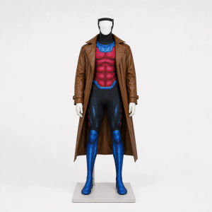 X Warrior King cos Clothing Gambit Mutant Kings complete windbreaker suit Halloween Comic Con