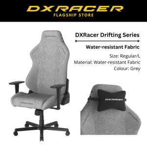 DXRacer Drifting Series Water-Resistant Fabric Gaming Chair L Size - Grey